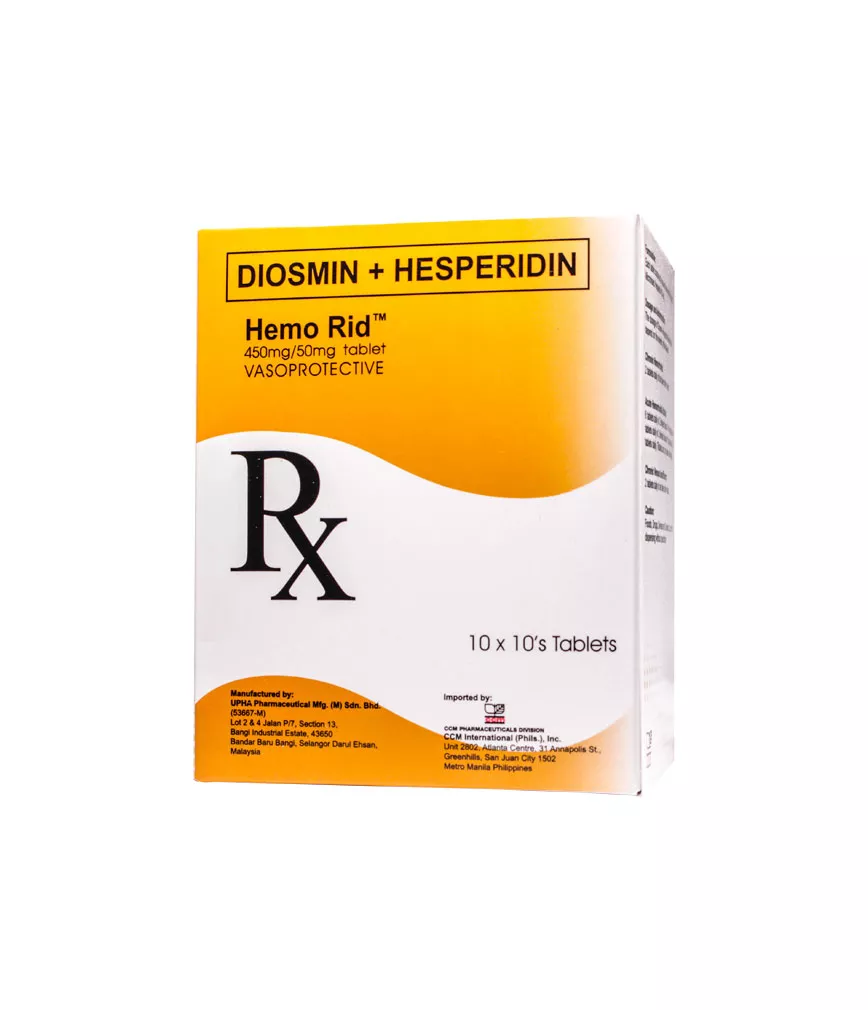 HEMO RID Diosmin Hesperidin 450mg 50mg Tablet 100 s price in